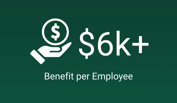 stat-benefit-process-improvement-jobs $6,000 benefit per employee with process improvement jobs and continuous improvement jobs