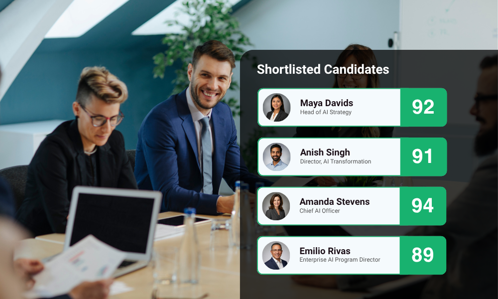 AI recruitment candidate shortlist from Axial Search